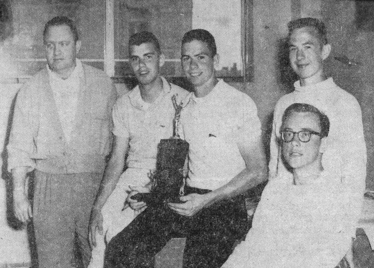 1959 Golf Coach Bill Inbody Tom Yax Jere Carey Jules VanDersarl Joe Herrod