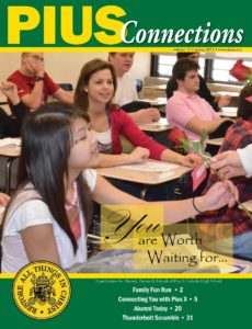 Pius x high school connections magazine