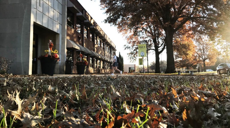 fall campus leaves building web