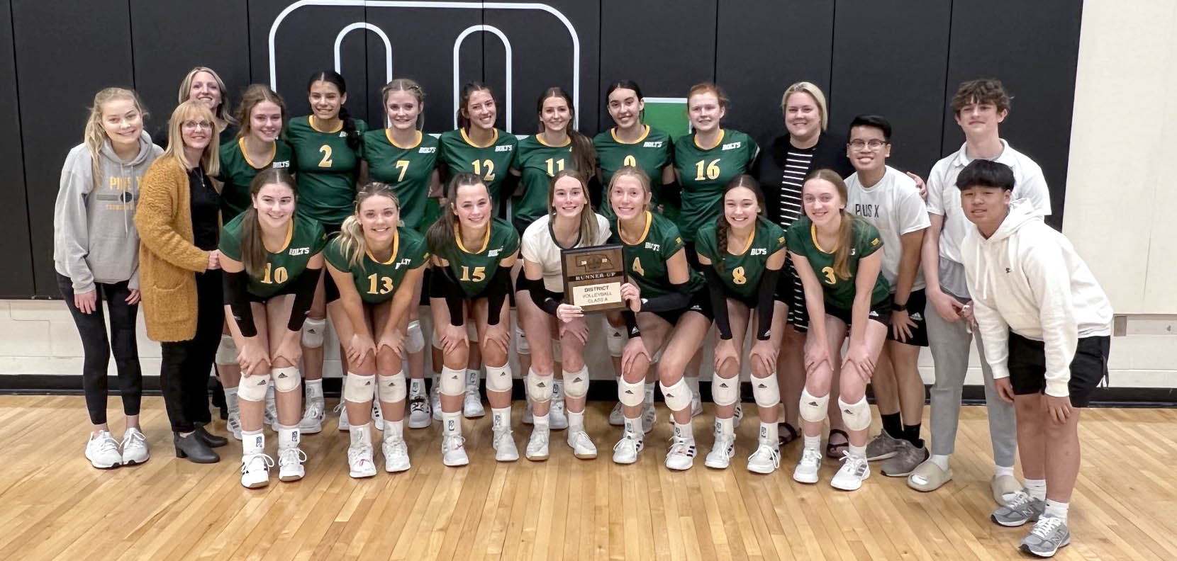 volleyball district runnersup