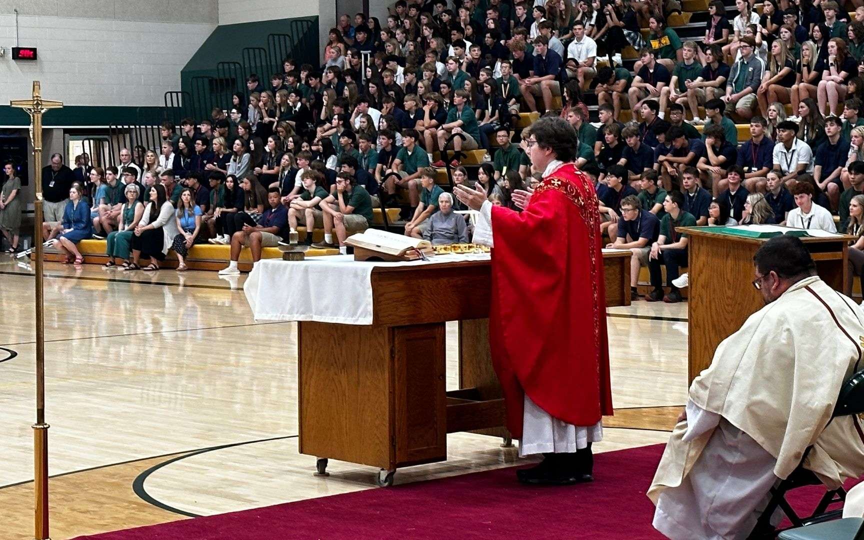 all school mass