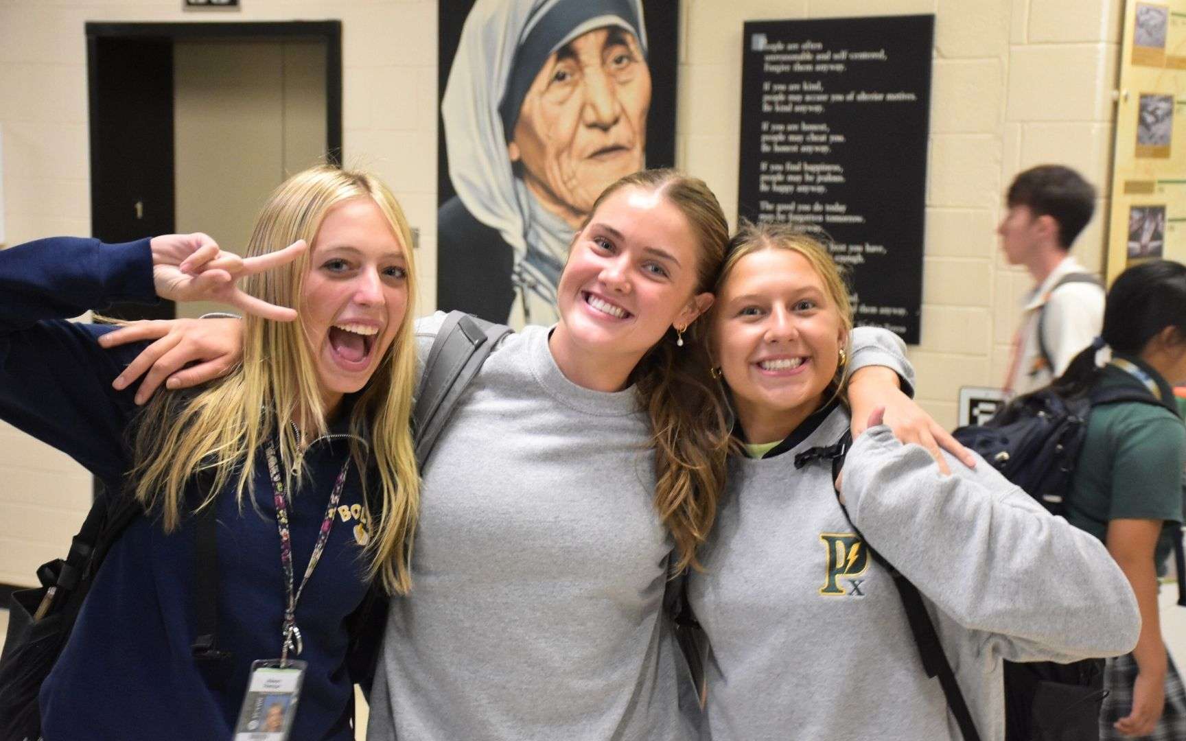 smiling students