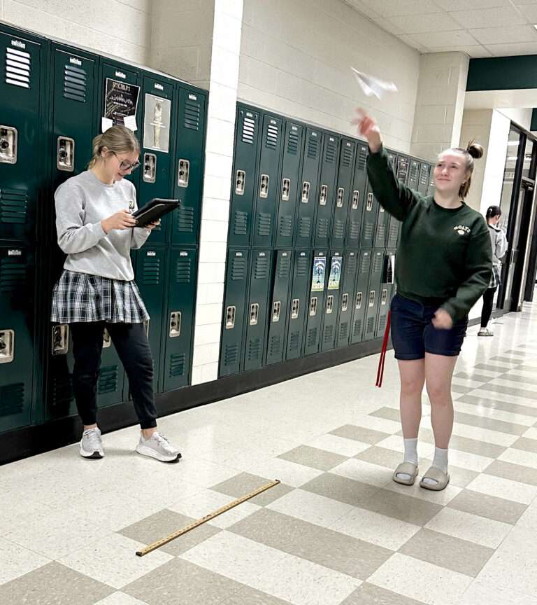 Airplane Activity in Stats Class 8
