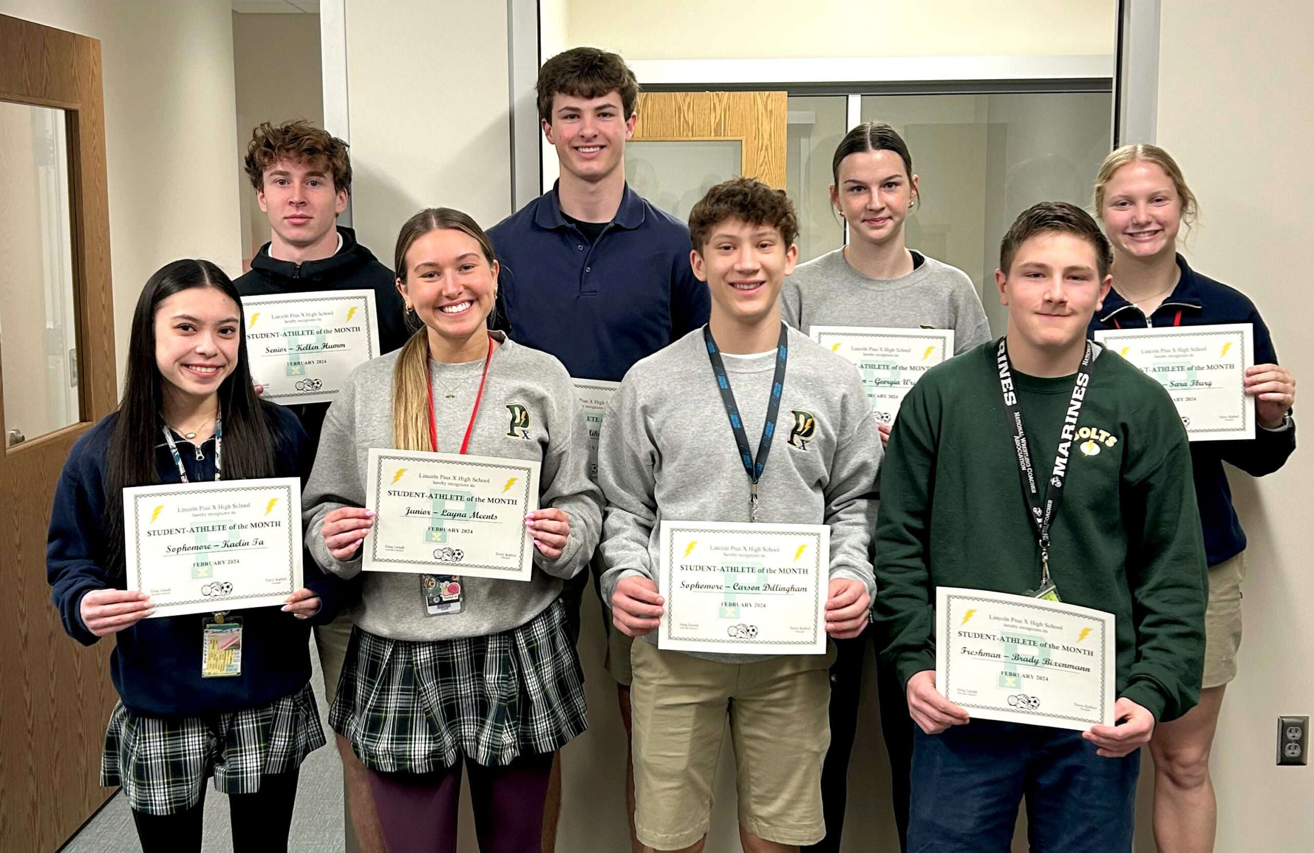 february student athletes of the month scaled