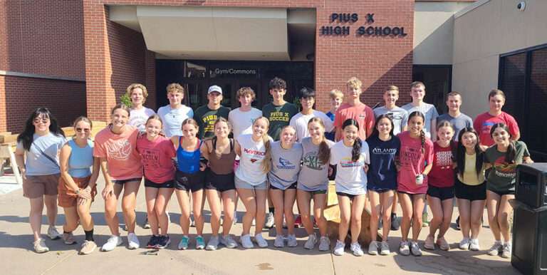 NHS Volunteers at Pius X 4