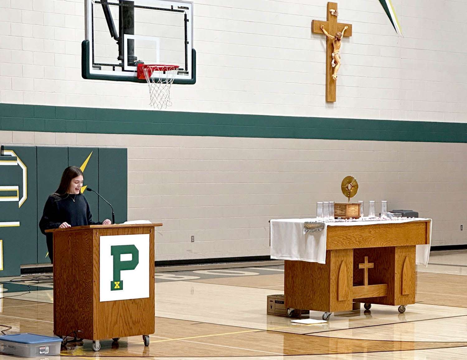 Student testimony at RESTORE with senior Lily Russman